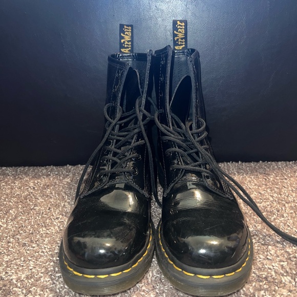 Dr. Martens Shoes - Dr. Martens Black Combat Boots